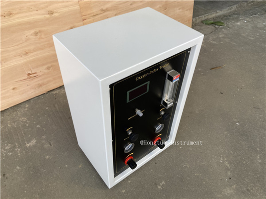 مؤشر الأكسجين في البوليمر البلاستيكي ASTM D2863 مؤشر الأكسجين مع مؤشر درجة الحرارة